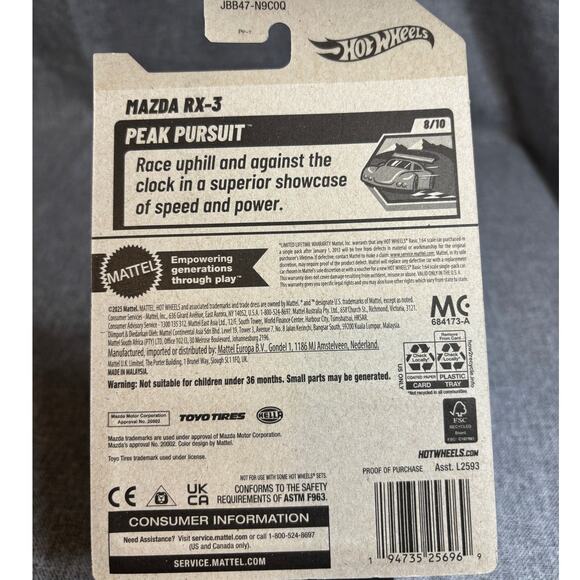 Hot Wheels Mazda RX-3  Peak Pursuit 243/250 - Picture 2 of 3